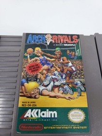 Lote de 4 aros de baloncesto Jordan Vs Bird Arch Rivals DD Nintendo NES probados