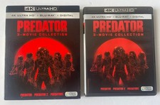 Predator 1 2 3 Movie Collection 4K/Blu-ray, 2023 w/ Slipcover, Ships Boxed