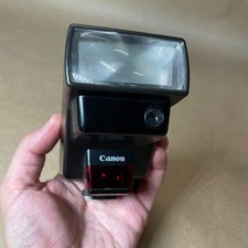 WORKING Canon 300EZ Speedlite Shoe Mount Flash for Canon AE1 EOS Elan Rebel