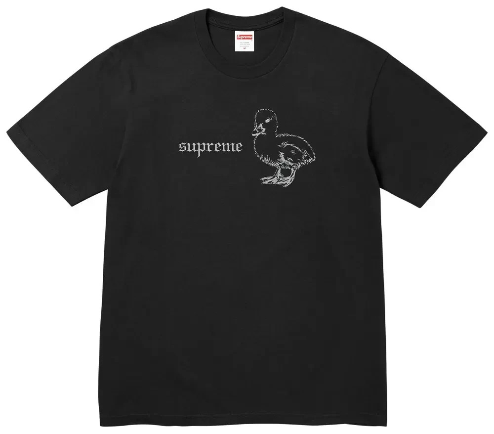 Size L Supreme Duck Tee Black SS26 | eBay