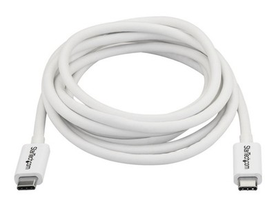 StarTechcom Thunderbolt 3 2m 20Gbps 100W PD 4K Thunderbolt Certified Cable