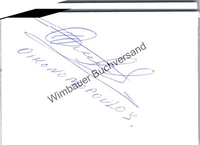 Original Autogramm Panagiotis ?Takis? Ikonomopoulos  Fussball /// Autogramm Auto