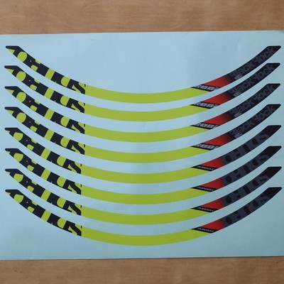 Sduro Felgen Dekor für 27,5'' Black Rock Felge Farbe lime rot grau schwarz