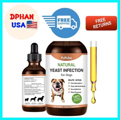 Gentle Natural Drops for Dogs - 2 fl oz Digestive & Allergy Support with Bacon