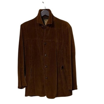 VTG 50s Sunset House Cornel Wilde BROWSER Jacket Brown Corduroy Action Back 44