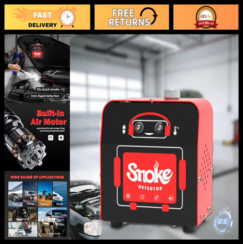 Professional Smoke Leak Tester Kit for EVAP & Vacuum Leak Detection - Auto Repai - Foto 1 di 8