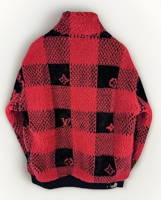Louis Vuitton - Damier Print Fleece Jacket Size: XL | eBay UK