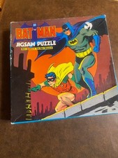 BAT MAN With Robin The Boy Wonder 1976 Vintage Jigsaw Puzzle