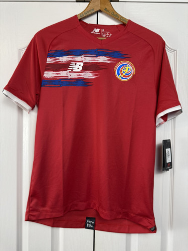 NWT COSTA RICA 2021-2022 ORIGINAL Soccer JERSEY Kit Size Medium Red Blue New