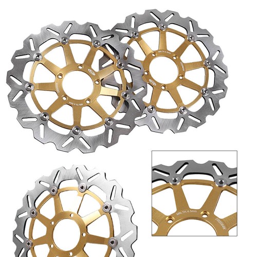 320mm Motorcycle Front Brake Disc Rotors for Ducati 749R 749 2004-2007 2006 Gold - Picture 3 of 8