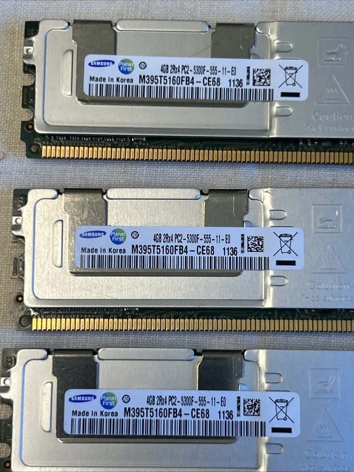 SAMSUNG 32GB (4GB X 8) Server RAM M395T5160FB4-CE68. - Free Shipping - - Image 4 of 4