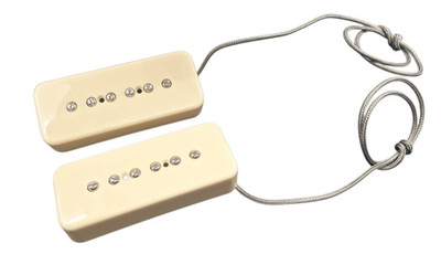 Lollar P-90 Soapbar Set Cream Tonabnehmer Set für E-Gitarre UVP: 354,-  