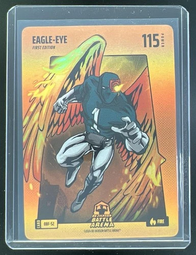 2024 Bo Jackson Battle Arena Alpha Eagle-Eye Orange Battlefoil SP First #OBF-52