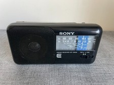 SONY ICF-350W 2 Band FM/AM Battery Operated Portable Radio - Working