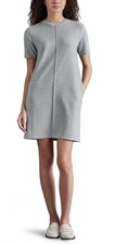 New Steve Madden Women's Short Sleeve Sweater Dress Size XXL Heather Grey $79