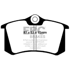 Satz Bremsbeläge Bremsklötze hinten für VW Corrado 53I Golf 3 1H1 1E7 id00846