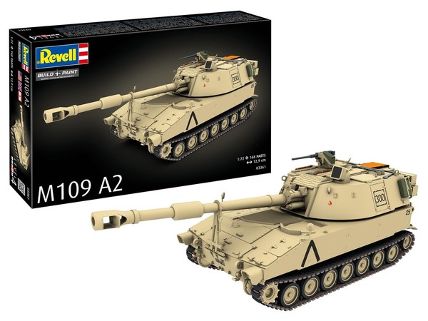 M109 A2 Tank Carro Bewaffnete 1:72 Kunststoff Modell Kit Revell-image