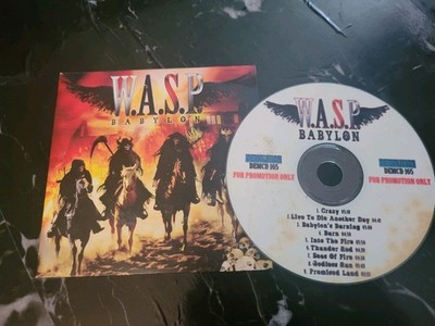 W.A.S.P. - WASP  - BABYLON - CD - RARE PROMOTIONAL CD - HEAVY METAL