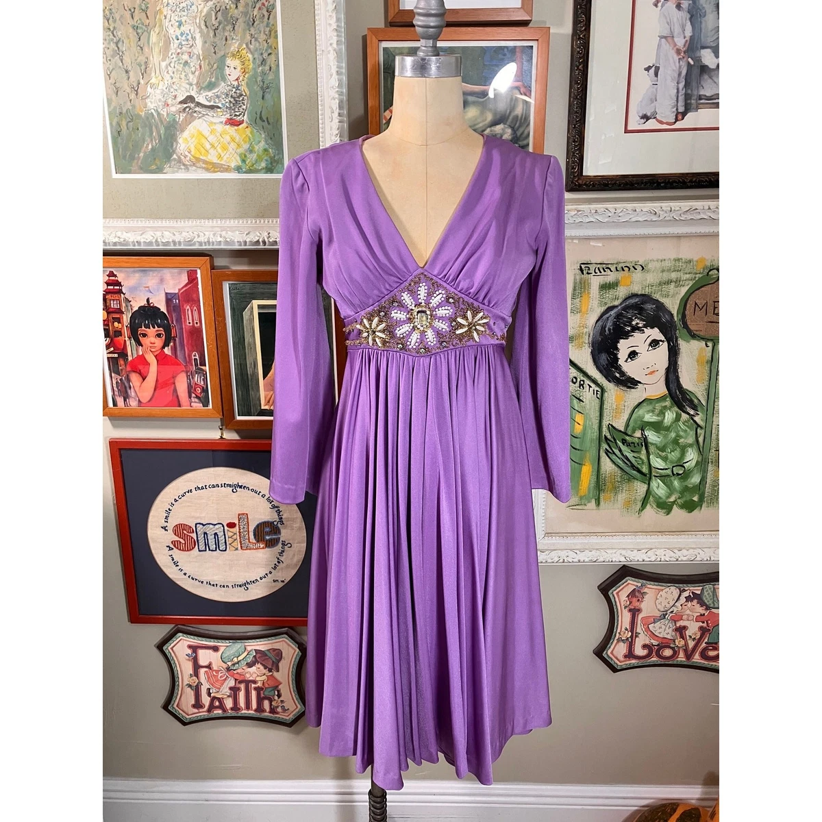 green emerald velvet dress Short Sleeve Sequin Empire Waist Evening Dress main image 0