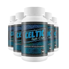 5-Pack Celtic Salt Trick Pills - Blood Circulation Support for Men -300 Capsules