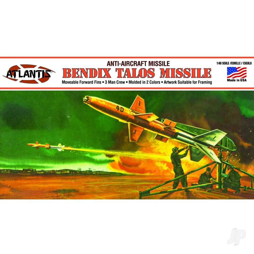 Atlantis Models 1:40 US NAVY Bendix Talos Anti-Aircraft Missile Plastic Model...