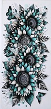 Flowers UV DTF Transfer Sticker Wrap Tumbler UVDTF BUY 10 GET COMBINED SHIPPING