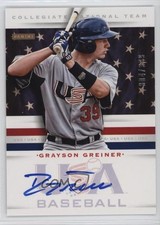 2013 USA Baseball Box Set Collegiate National Team /399 Grayson Greiner Auto 1t3