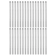 30pcs Round Coupling Nut M4x0.7mm 100mm Rod Bar Stud Tube Nut Sleeve Connector