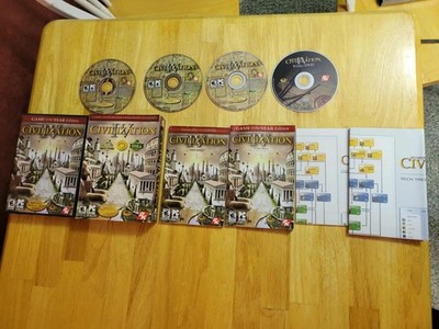 Sid Meier's Civilization IV Game Of The Year Edition PC CD-ROM Game *CIB*