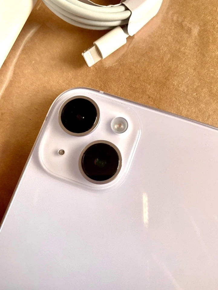 Apple iPhone 14 Plus - 128 GB - Purple ( Unlocked ) w/ Cable Adapter ( Genuine ) - image 3 of 4