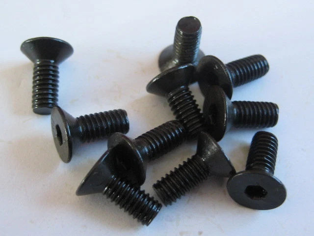 10x Stahl Senkkopfschrauben M4x10 DIN7991 10.9 Senkschraube - Bild 1 von 1