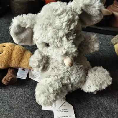 NWT Jelly Cat Yummy Mouse Soft Plush Toys Gray Stuffed Animal Toy