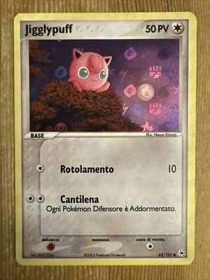 Pokémon TCG Jigglypuff EX Hidden Legends 63/101 Reverse Holo Common LP ITALIAN