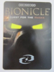 BONUS GAME ACTION CARD BIONICLE QUEST FOR MASKS 1ST ED 151 LEGO NP NM