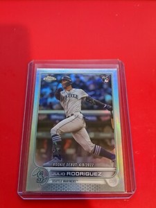Julio Rodriguez 2022 Topps Chrome Update USC165 Refractor /299 RC rookie sp