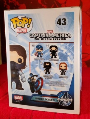 Funko Pop Marvel #43 Capt. America The Winter Soldier Unmasked