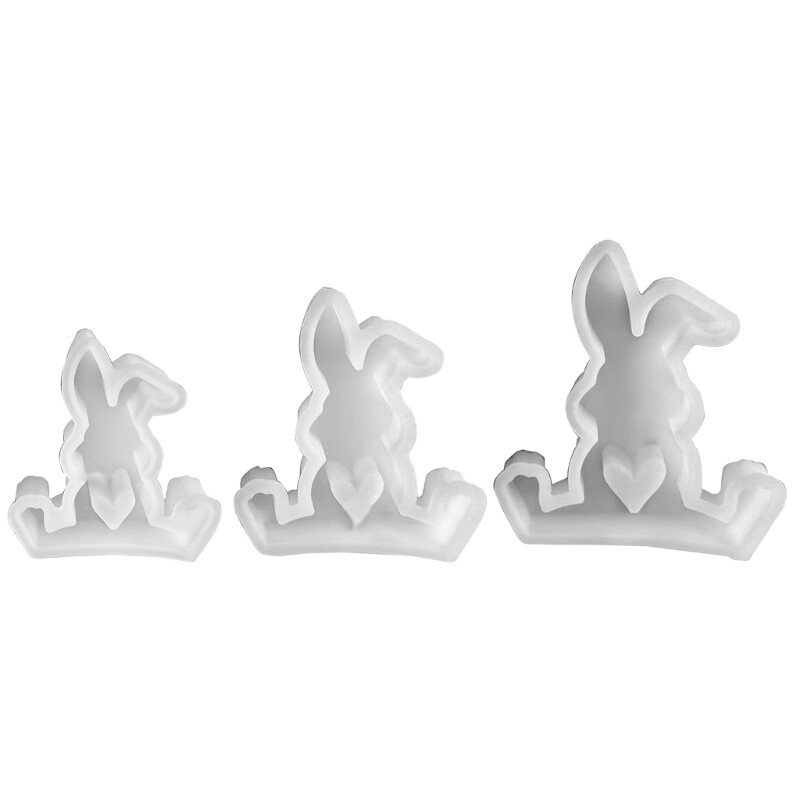 Sitting Rabbit Silicone Moulds DIY Castings Molds Resin Baking Molds Decorations
