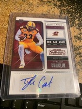 2018 PANINI CONTENDERS COLLEGE TICKET TYLER CONKLIN ~ #289 AUTOGRAPH 