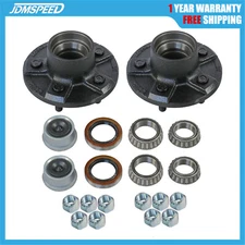 2 Trailer Idler Hub Kits 5 on 4.5 Fit 3500 lbs Axle 5x4.5 5 Lug Trailer Hub Kits