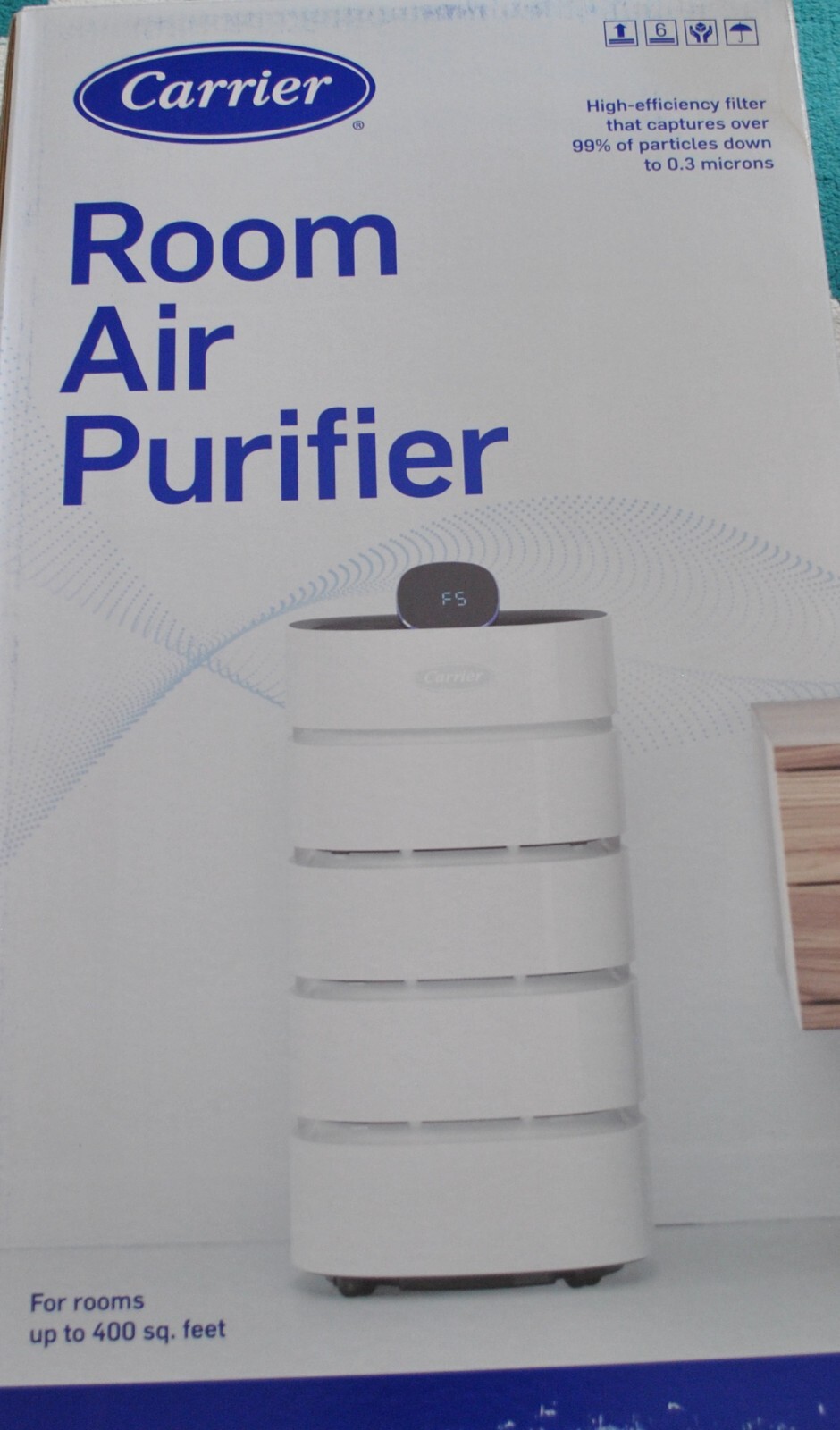 24ft.l Rmap RMAP-ST Carrier Room Air Purifier Genuine OEM CIARMAP-ST up to 400 sq ...