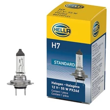 HELLA H7 Standard Series Halogen Light Bulb 55W For High Beam or Low Beam
