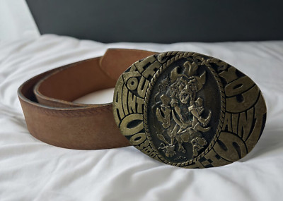 If You Aint Cowboy You Aint *hit Belt Buckle Award Design Metals Inc Solid Brass
