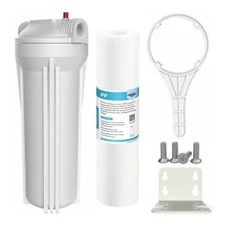 10 Inch Whole House Water Filter System Housing with Sediment Filter Replacement