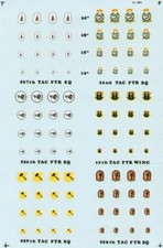 SS72359 Superscale 1:72 Badges of the 12th Tactical Fighter Wing USAF