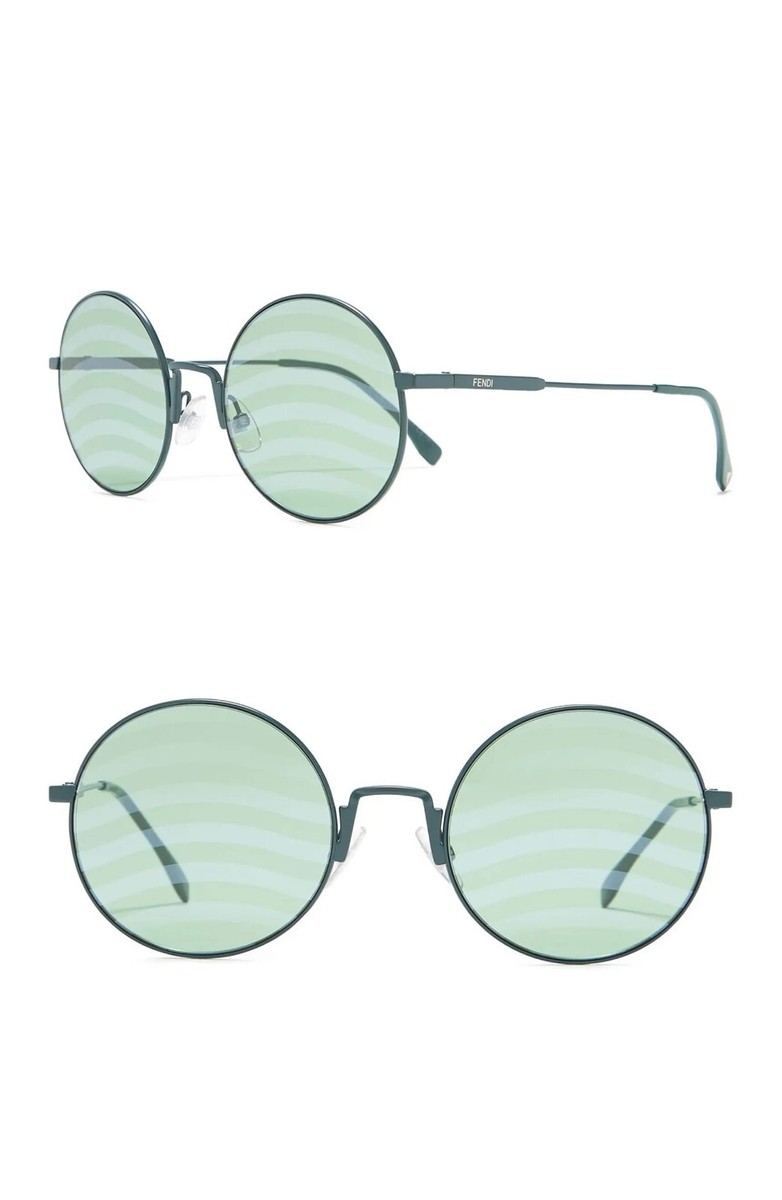 Fendi Round Sunglasses Turquoise 100% Authentic New In  display picture 1