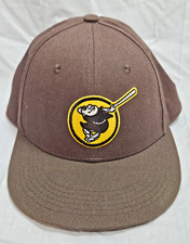 San Diego Padres Swinging Friar Brown Patch Snapback Melonwear Hat Cap