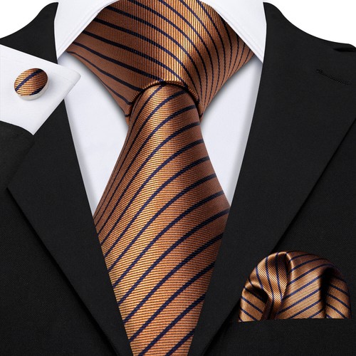 200 Color Mens Ties Paisley Striped Floral Solid Silk Tie Necktie Set Wedding - Imagen 76 de 246