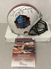 JERRY KRAMER Signed Auto HOF Mini Helmet COA JSA Green Bay Packers NFL
