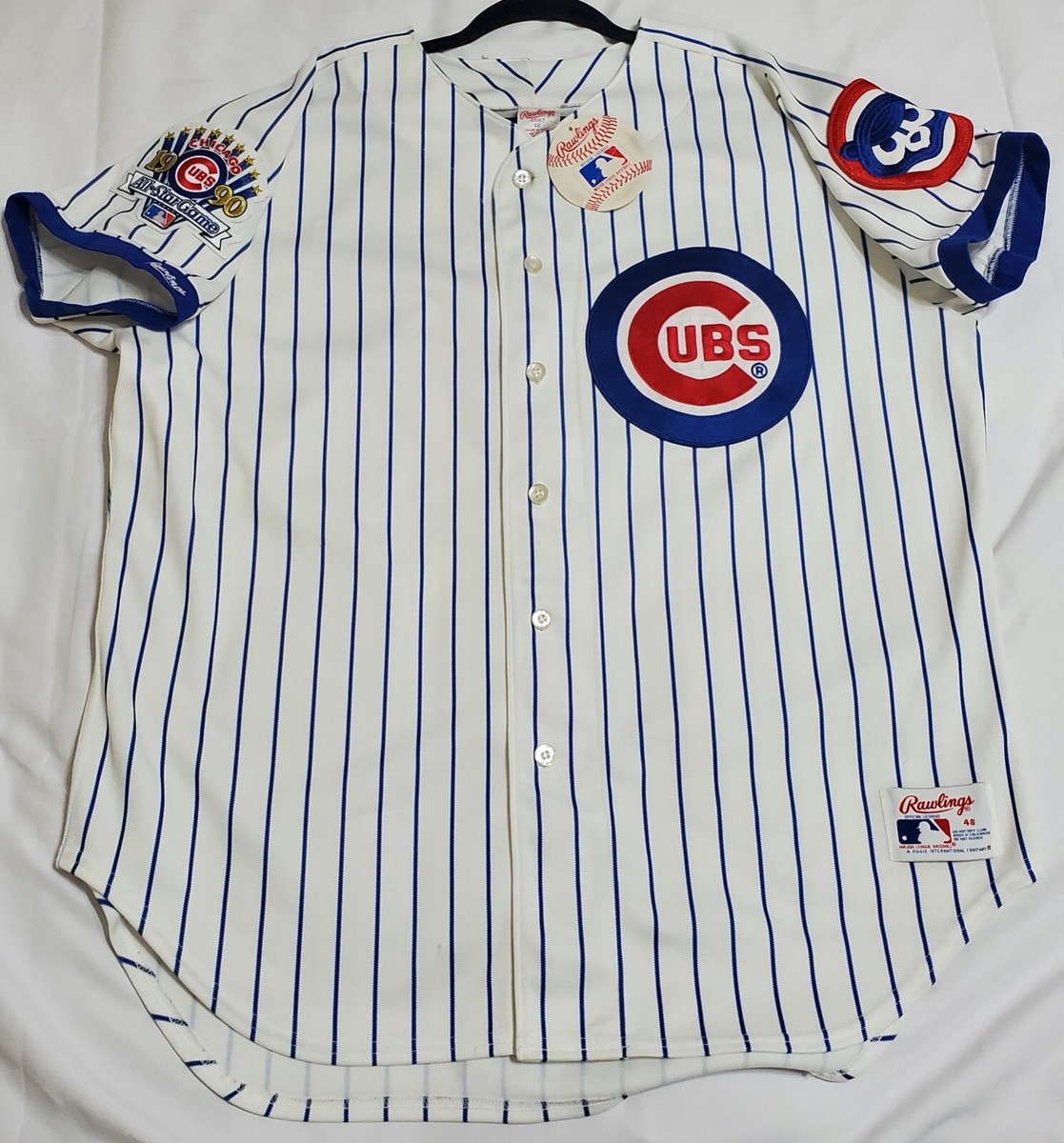 RAWLINGS AUTHENTIC 48 XL ANDRE DAWSON CHICAGO CUBS 1990 VINTAGE