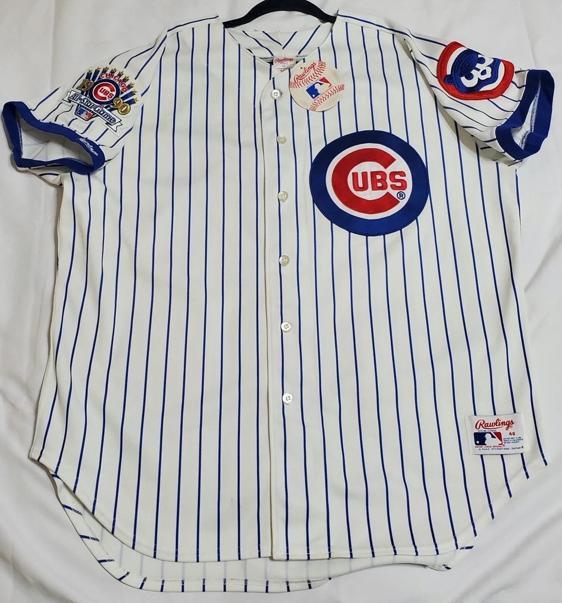 RAWLINGS AUTHENTIC 48 XL ANDRE DAWSON CHICAGO CUBS 1990 VINTAGE JERSEY VERY  RARE